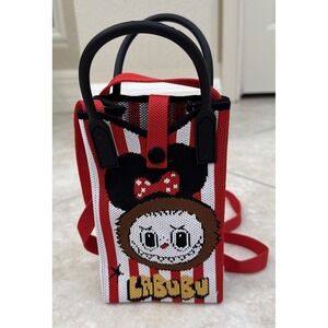 New LABUBU Fashion Fabric Tote Bag‎ 4"Lx7"x2.5"W & Light up Shoe Charms Giftable